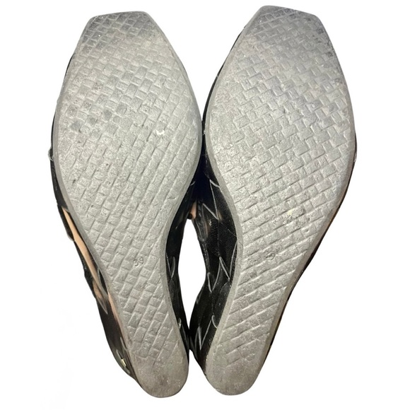 Pons Quintana Fatima Leather Wedge Mules (39) - Picture 7 of 9